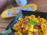 Rigattoni alla crema di zucca