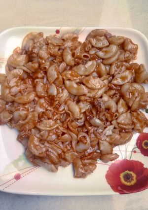 A picture of Ketchup Macaroni Pasta.