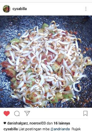 Foto resep Rujak toge