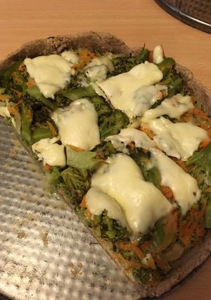 Una foto de Tarta de vegetales y queso