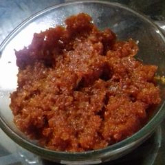 A picture of Gajar ka halva.