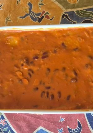 Foto de Empadão da Inês com salsichas e feijão