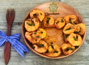 Hình của món Tôm rim mắm tỏi - ngon bất ngờ!.