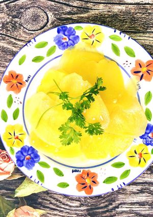 Hình của món Khoai Tây Xào Tỏi.