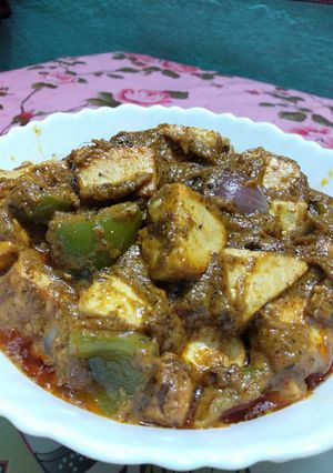 কড়াই পনির (kadhai paneer recipe in bengali) রেসিপির প্রধান ছবি