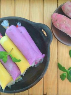 Foto resep Es Lilin - Ubi Ungu Ubi Kuning