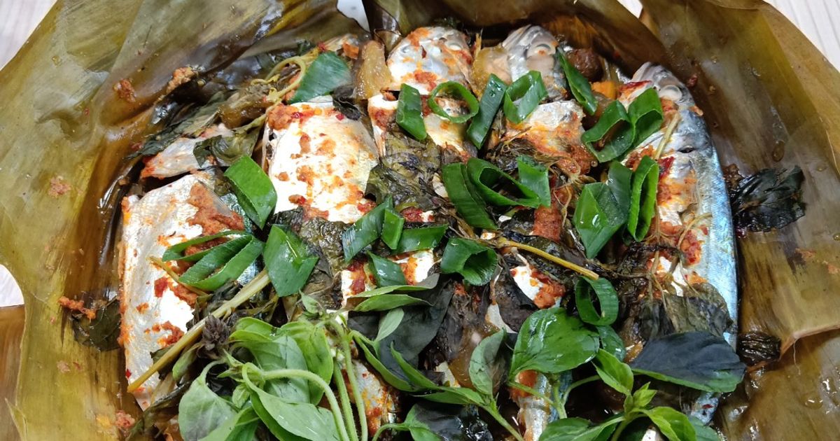 Pepes Ikan Kembung Daun Kemangi