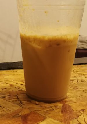 Una foto de Cóctel Mezcal Chai