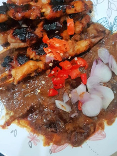 Foto resep Sate Ayam bumbu kacang
