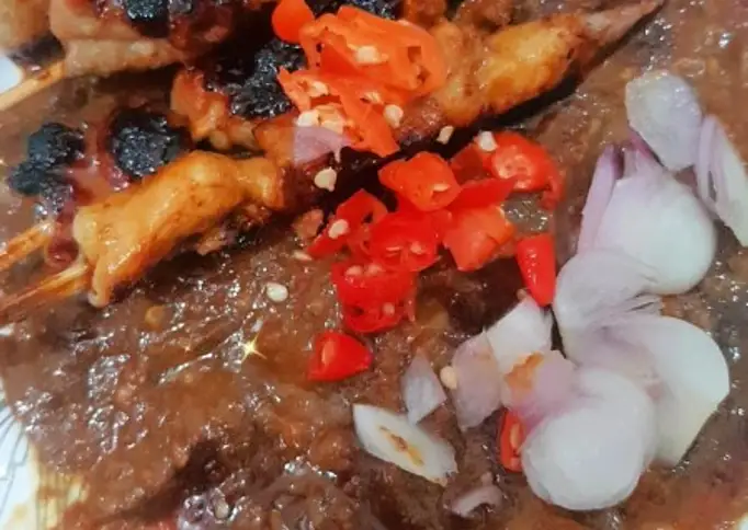 Sate Ayam bumbu kacang