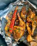 Gà nướng bằng nồi chiên không dầu