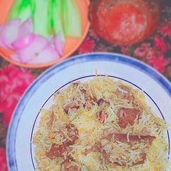 A picture of Punjabi Mutton Biryani.
