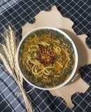 آش گشنیز و اسفناج