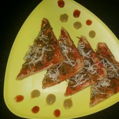 A picture of Chinese Pizza.