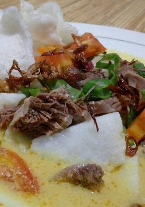Foto resep Soto kuning daging sapi