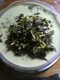 Sayur santan ganemo dan bunga pepaya