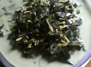 Foto resep Sayur santan ganemo dan bunga pepaya