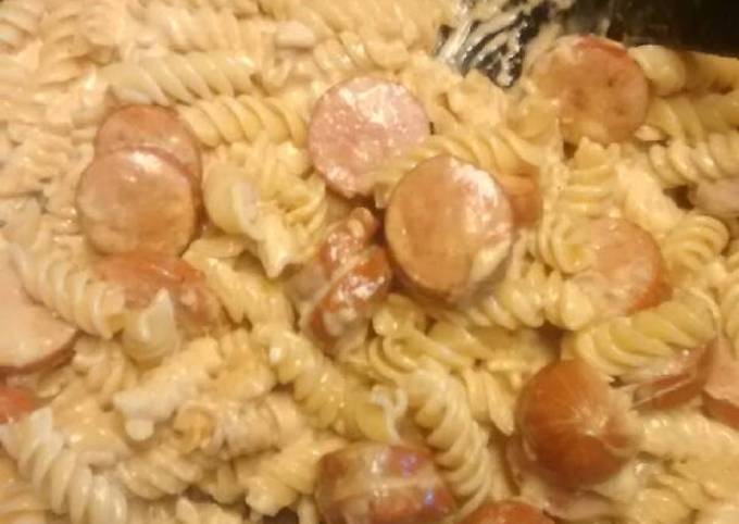 Creamy Cajun Sausage and Pasta