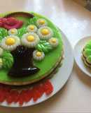 Rau câu flan cream cheese