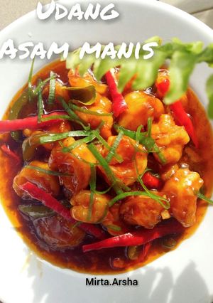 Foto resep Udang asam manis