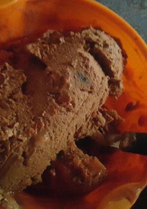 Una foto de Helado de chocolate con 3 ingredientes