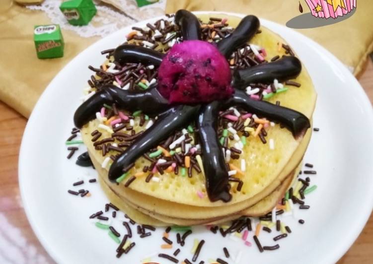 19.Pancake coklat ala momoz