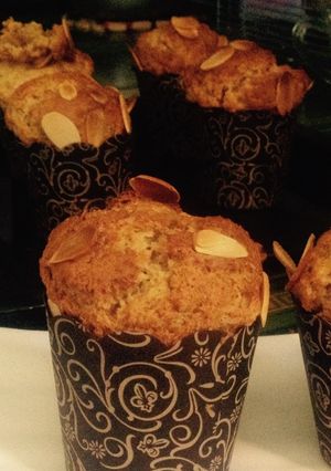 Foto resep Banana muffin almond no mixer