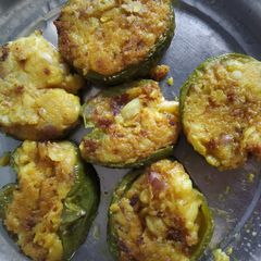 A picture of Stuffed Capsicum.