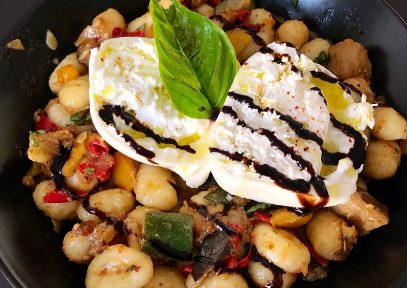 Salade de gnocchis à la Méditerranéenne