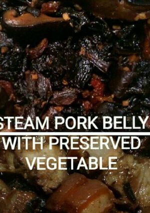Foto resep Steam pork belly