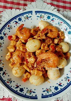 Foto resep Sambel goreng puyuh udang