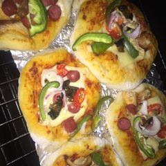 A picture of Homemade Mini Pizzas.