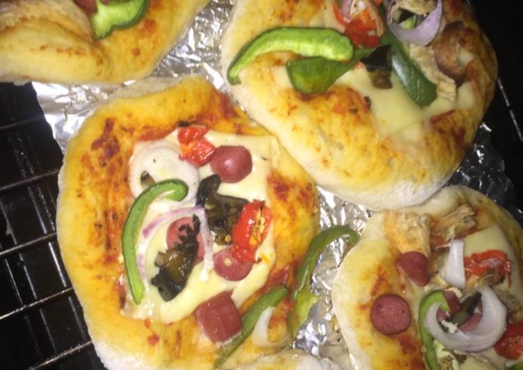 Simple Way to Prepare Ultimate Homemade Mini Pizzas