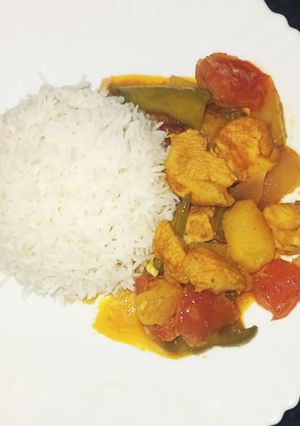 A picture of Chicken Jalfrezi.