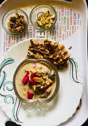 A picture of Walnut Halwa.