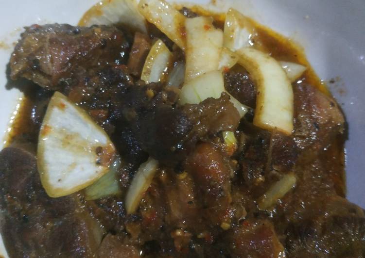 Resep Sengkel Lada Hitam, Lezat