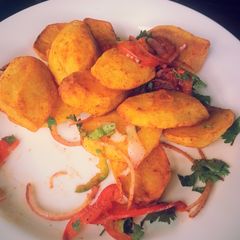 A picture of Roast potatoes.
