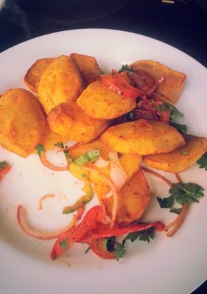 A picture of Roast potatoes.