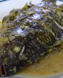 Mojarra en salsa verde