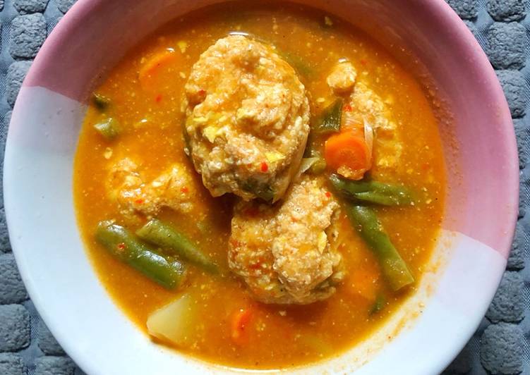 Bahan Sup Merah Bola-Bola Tahu | Cara Bikin Sup Merah Bola-Bola Tahu Yang Enak Banget