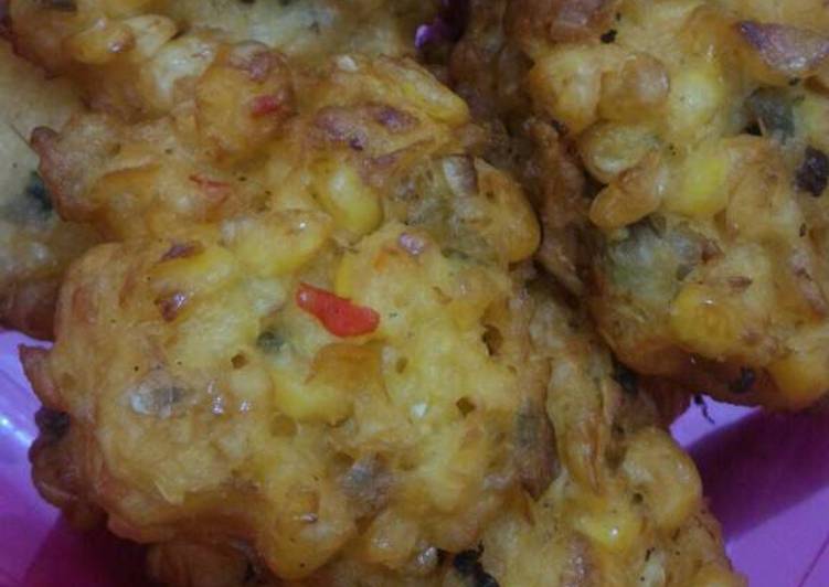 Cara Gampang Membuat Dadar Jagung/Bakwan Jagung/Pelas yang Sempurna