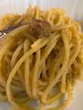 Spaghetti alici del cantabrico e pangrattato