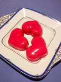 Entremets coeurs pralinés