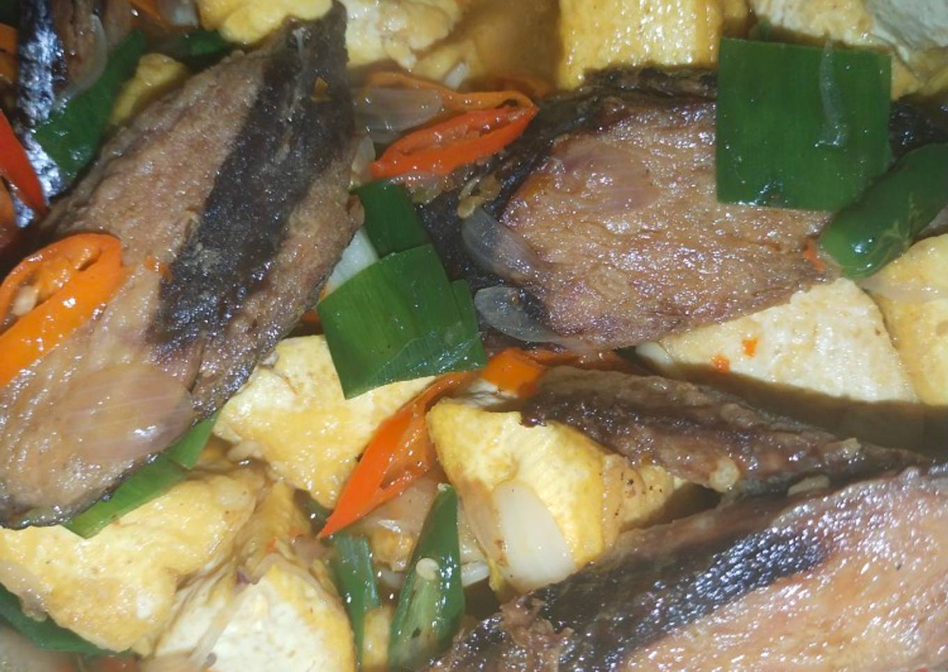 Oseng oseng tahu cue