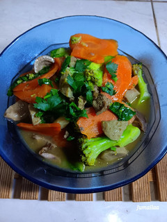 Foto resep Capcay kuah sayur-bakso-ati