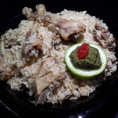 A picture of Chicken Pulav.