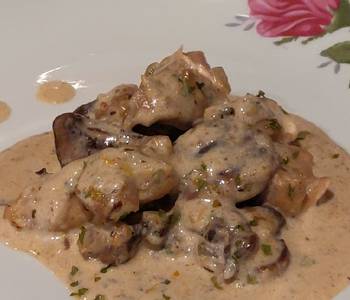 Fresh, Prepare Recipe Creamy Parmesan Garlic Chicken and Mushrooms Practical Delicious