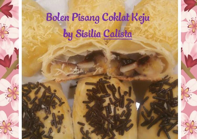 Anti Ribet, Memasak Bolen Pisang Coklat Keju 🍥🎀 Enak Dan Mudah