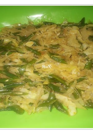 Foto resep Oseng Kol Kacang Panjang