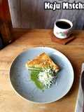 Roti Panggang Keju Matcha